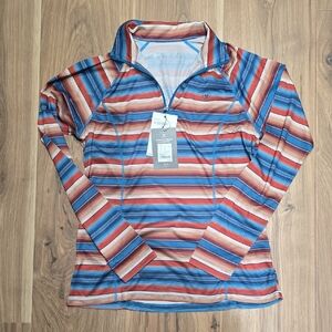 Ariat Multicolor Striped Quarter-Zip Top